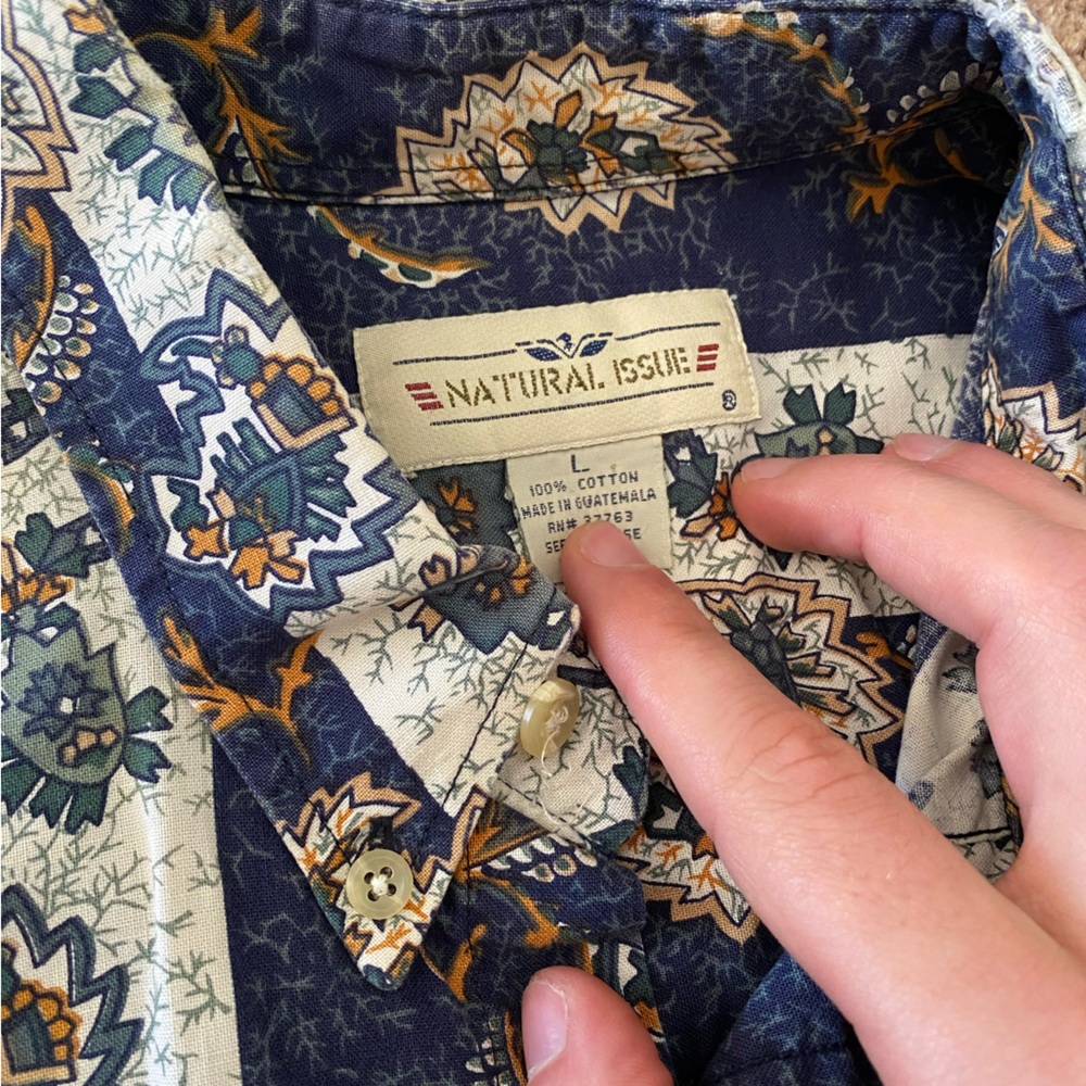 Natural Issue Button Up - Picture 3 of 3
